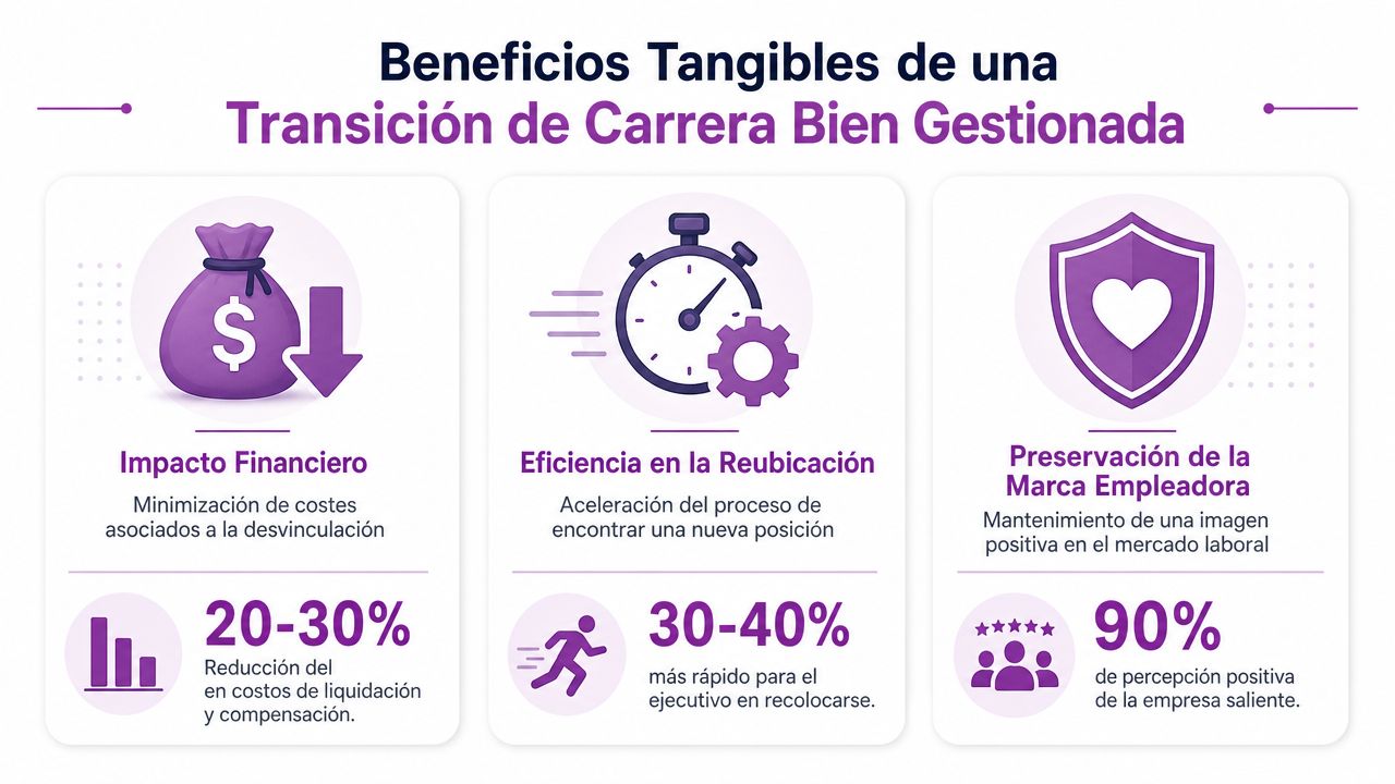 Beneficios Tangibles de una Transición de Carrera Bien Gestionada